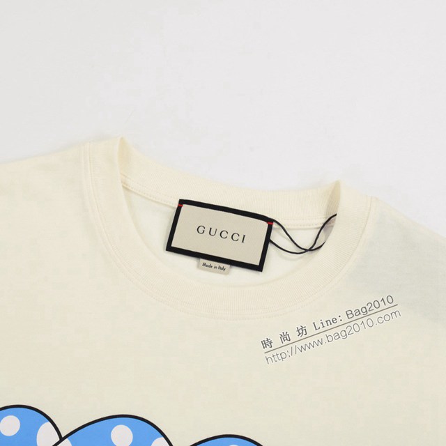 Gucci古奇專櫃古馳2023SS新款印花T恤 男女同款 tzy2852